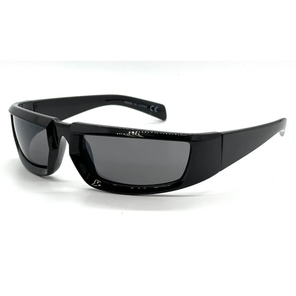 Black Rectangle Sunglasses  Style Fashion Sport Anti Wind Dust PC Lens‎ Lentes